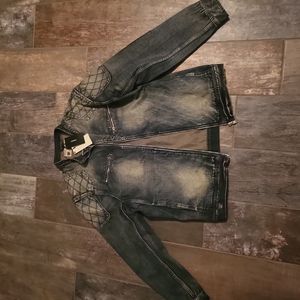 Veikeno Men's Jean Jacket